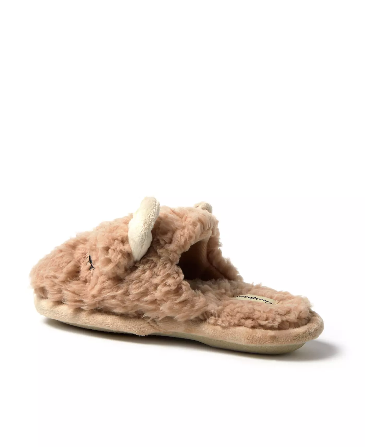 Детские праздничные тапочки с рождественским оленем Dearfoams