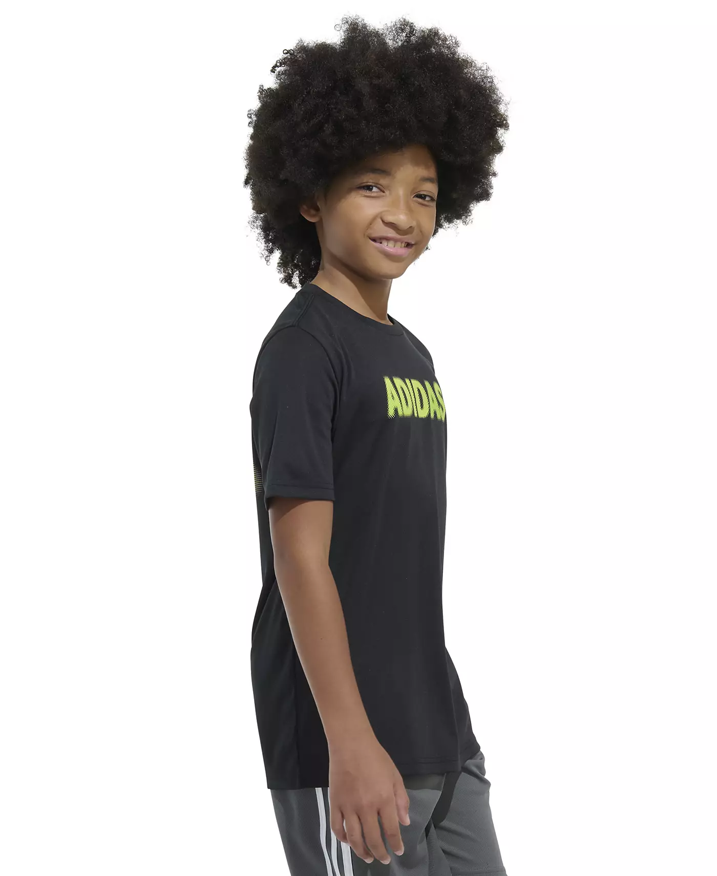 Футболка с короткими рукавами и графическим логотипом adidas Big Boys