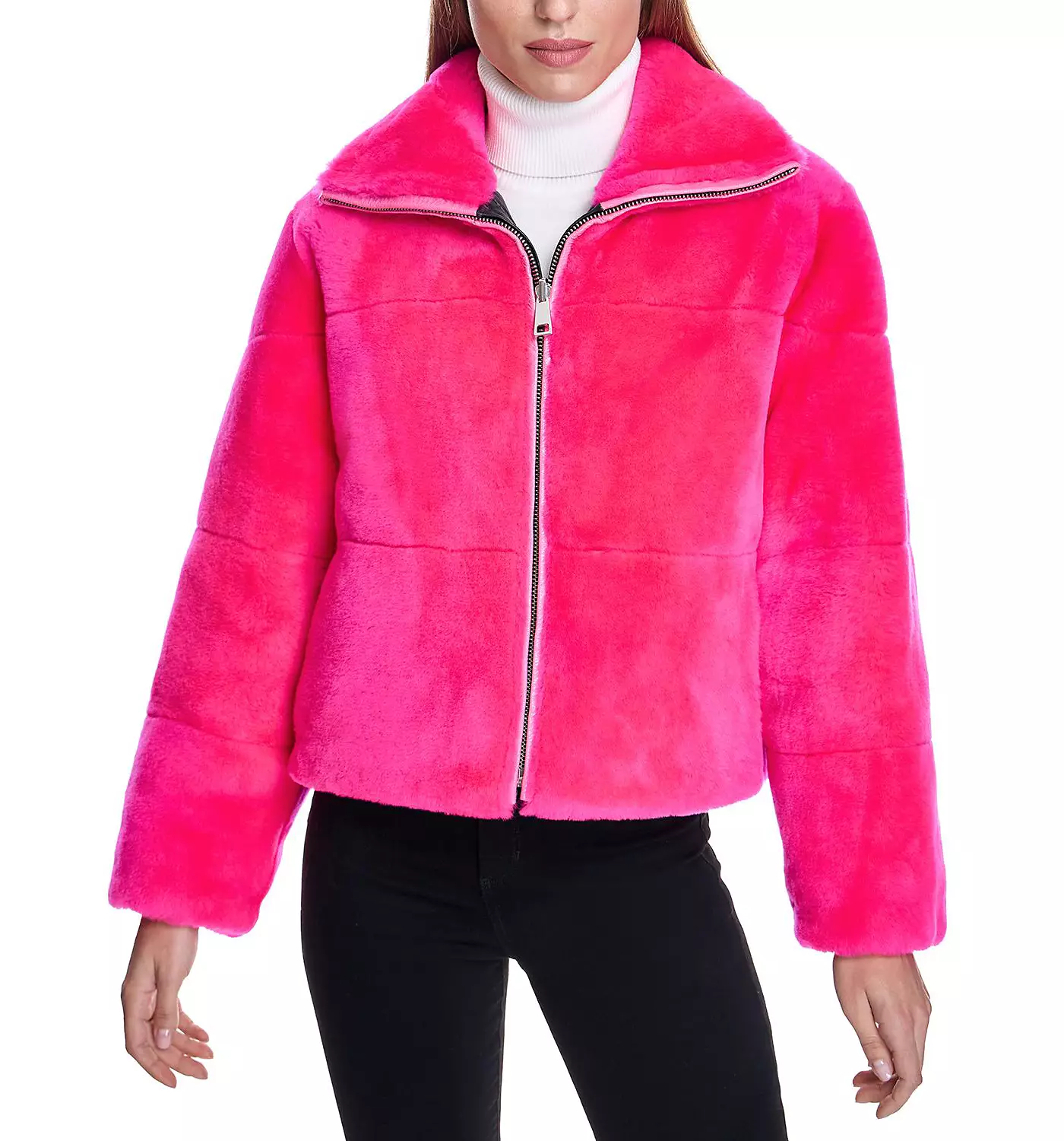 Укороченная женская куртка из овчины Julia & Stella By Maximilian