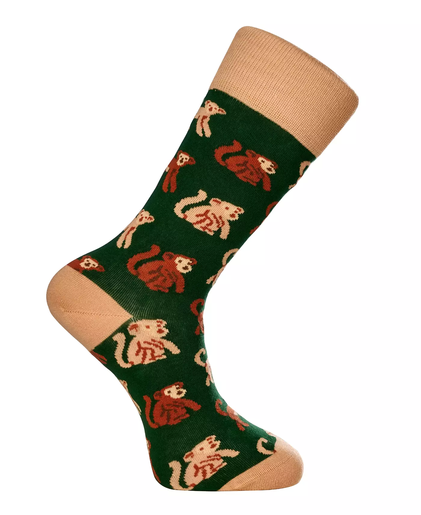 Мужские носки Love Sock Company Monkey Novelty, цветные, унисекс, с бесшовным дизайном носка, упаковка 1 шт.
