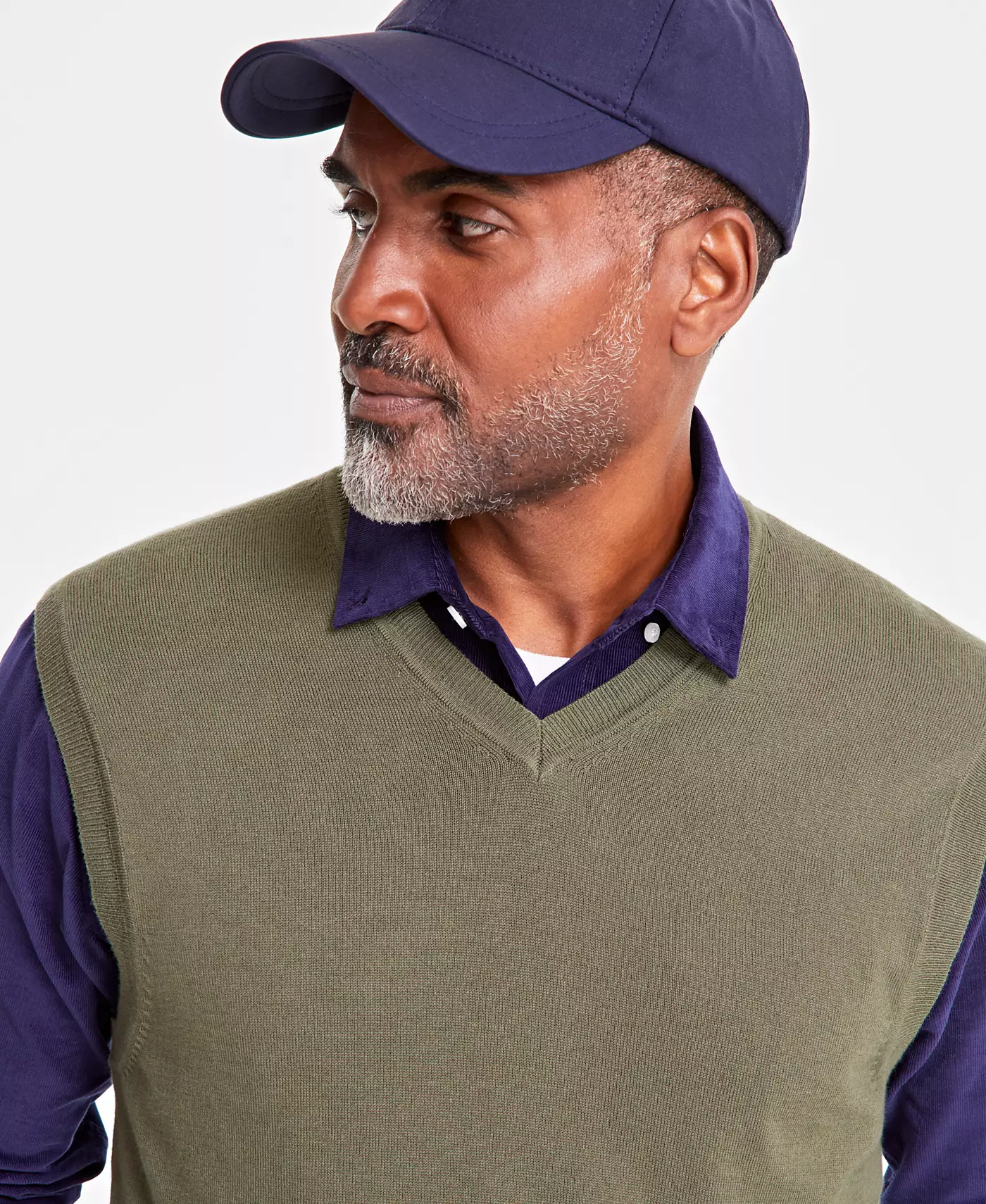 Мужской жилет-свитер с V-образным вырезом для клубной комнаты, созданный для Macy's