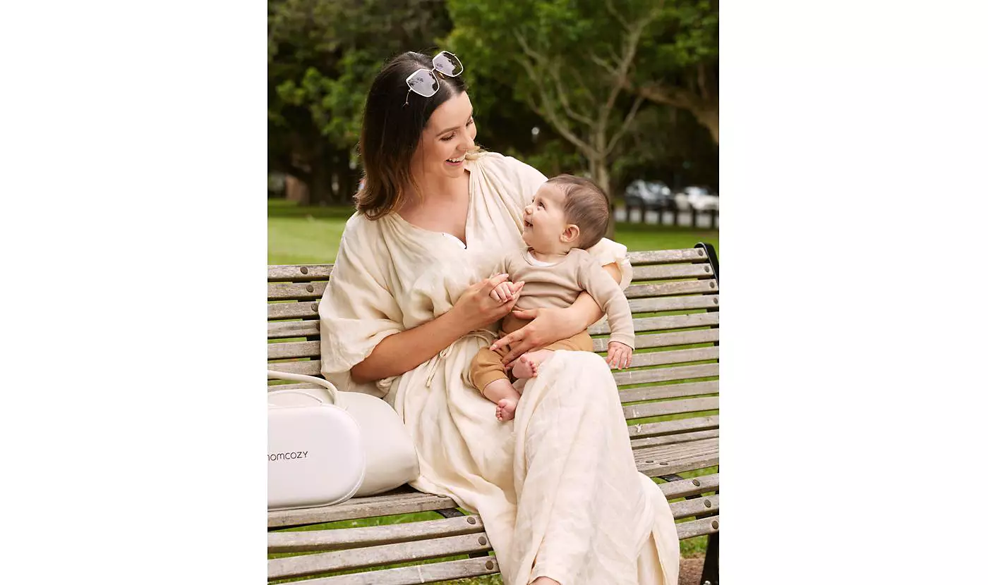 Электрический молокоотсос Momcozy Mobile style двойной