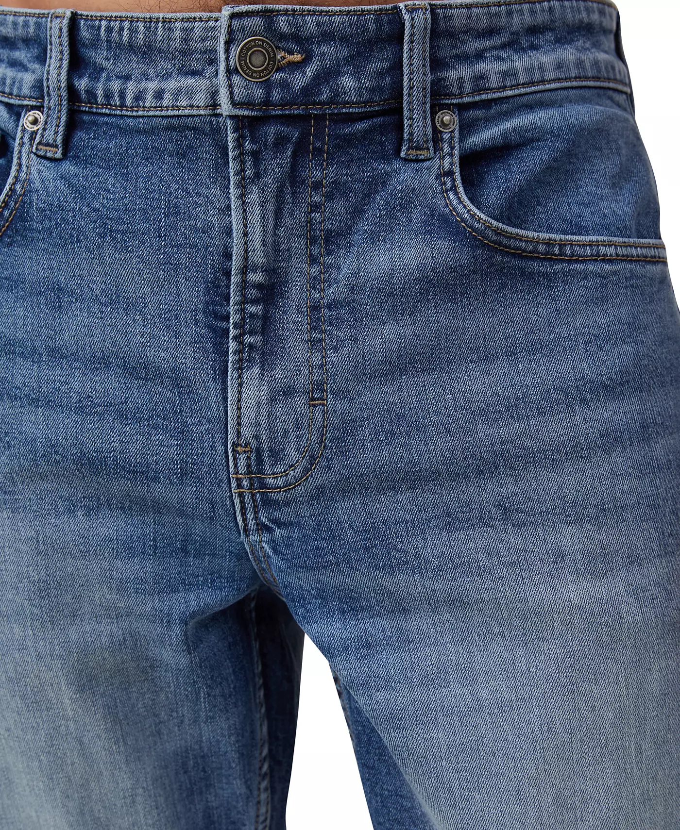 Мужские узкие зауженные джинсы COTTON ON