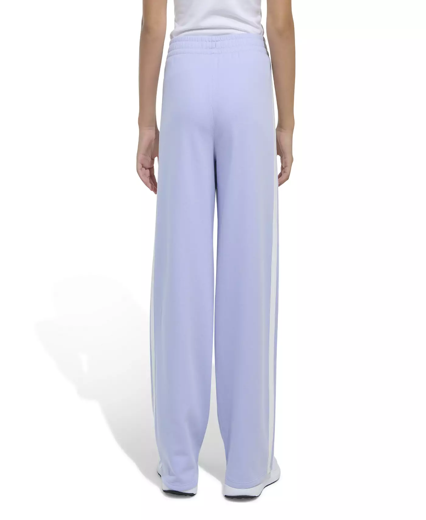 Широкие брюки с эластичным поясом для больших девочек adidas