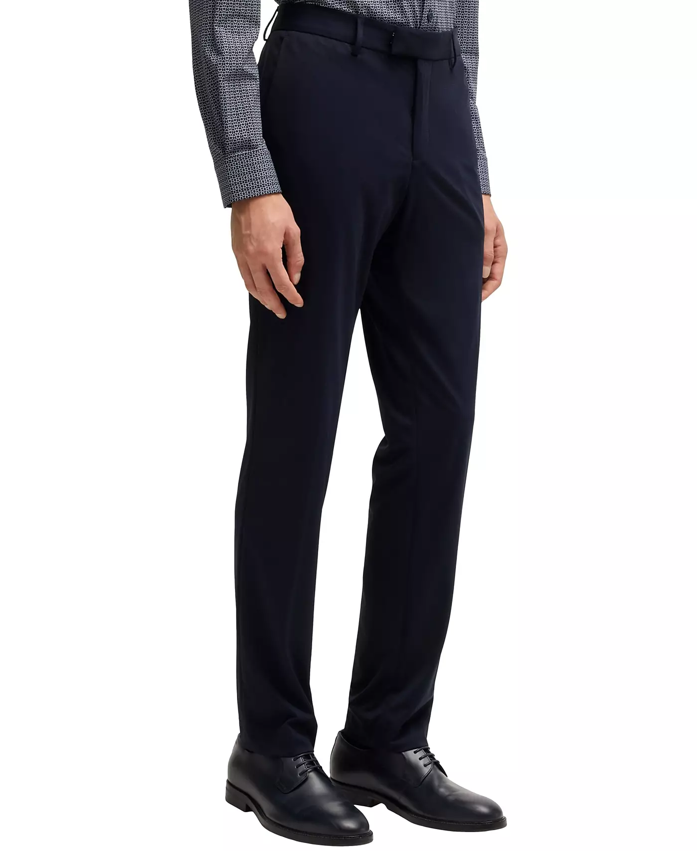 Мужской костюм Hugo Boss Patterned Performance Stretch Slim-Fit