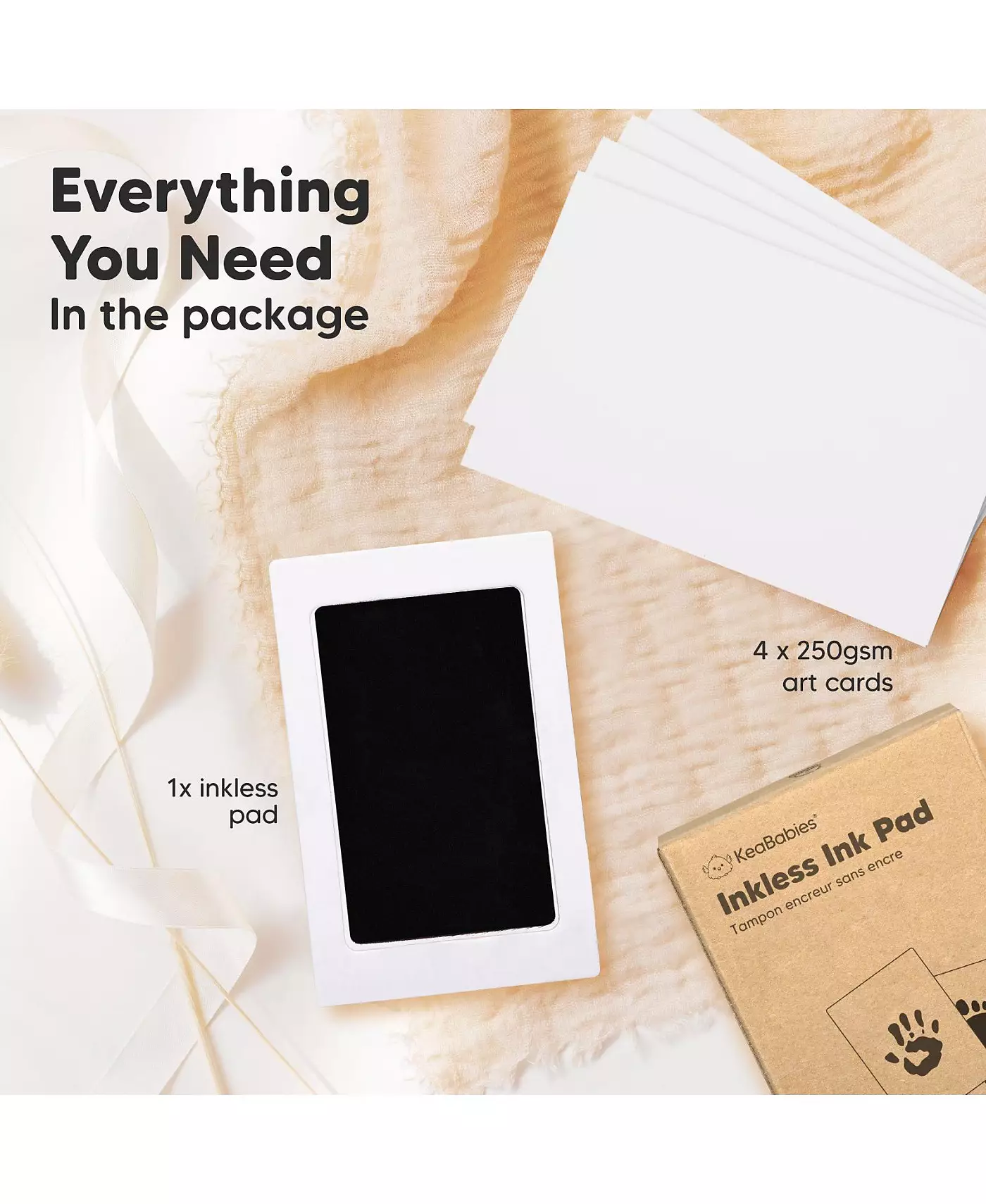 KeaBabies 1 шт. подушечка для снятия отпечатков без чернил для детских ручек и ножек, набор для снятия отпечатков собачьих лапок, набор для снятия отпечатков носа собаки, безопасный для детей и домашних животных