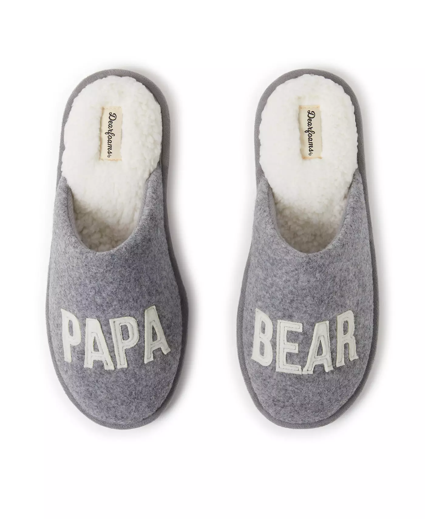 Мужские тапочки Dearfoams Carson Papa Bear Family Scuff