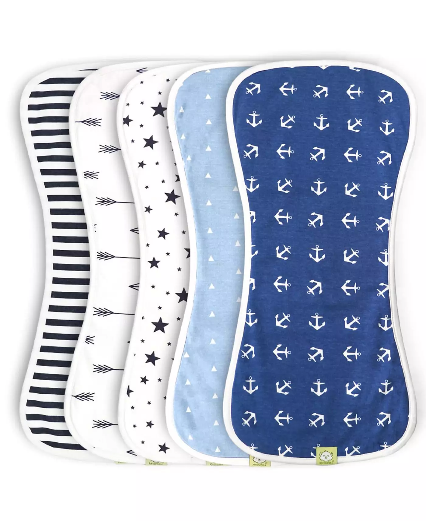 KeaBabies 5pk Urban Baby Burp Cloths, органические салфетки для срыгивания для младенцев, салфетки для срыгивания для девочек и мальчиков