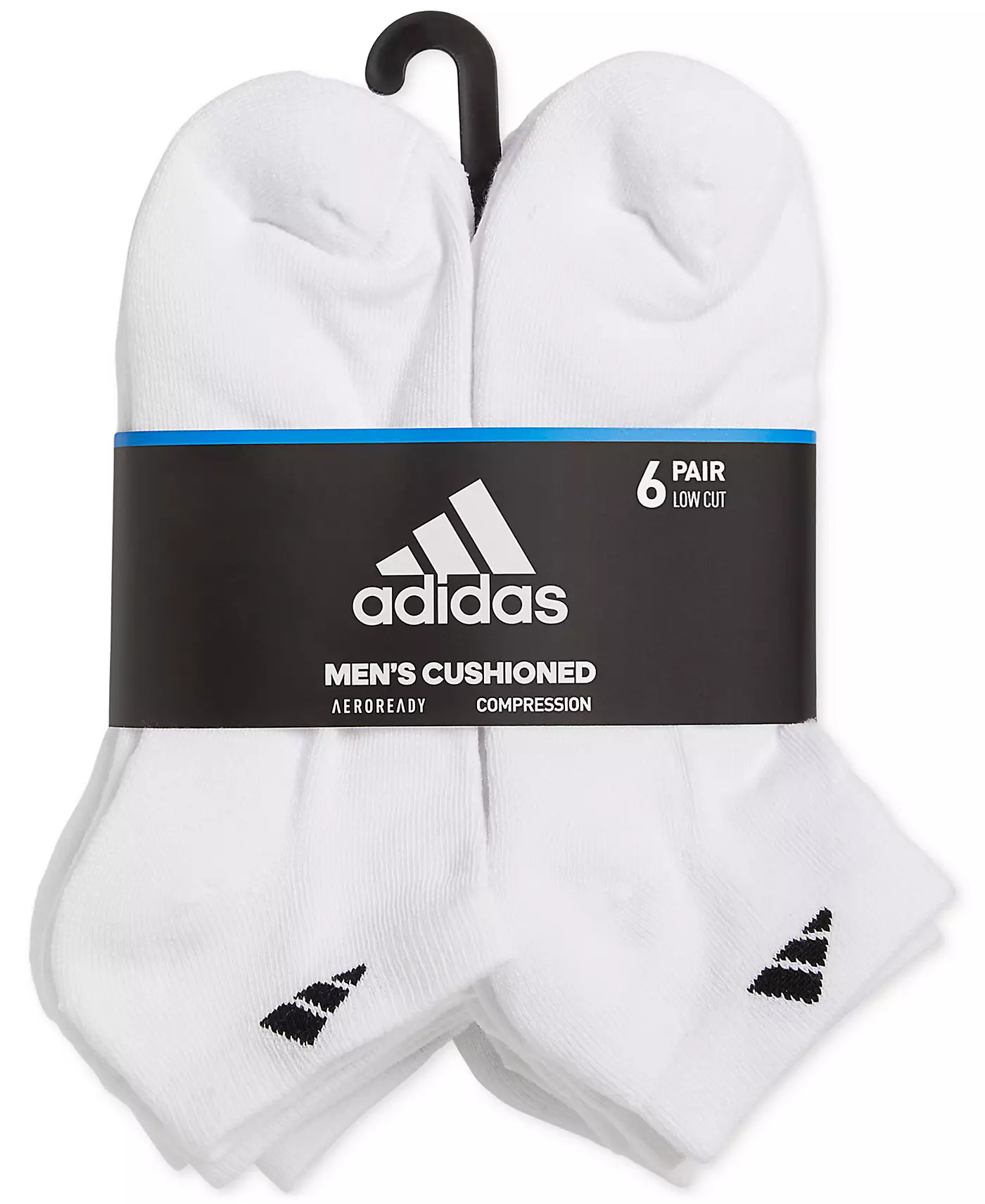 Мужские носки adidas Cushioned Athletic, 6 пар, низкие