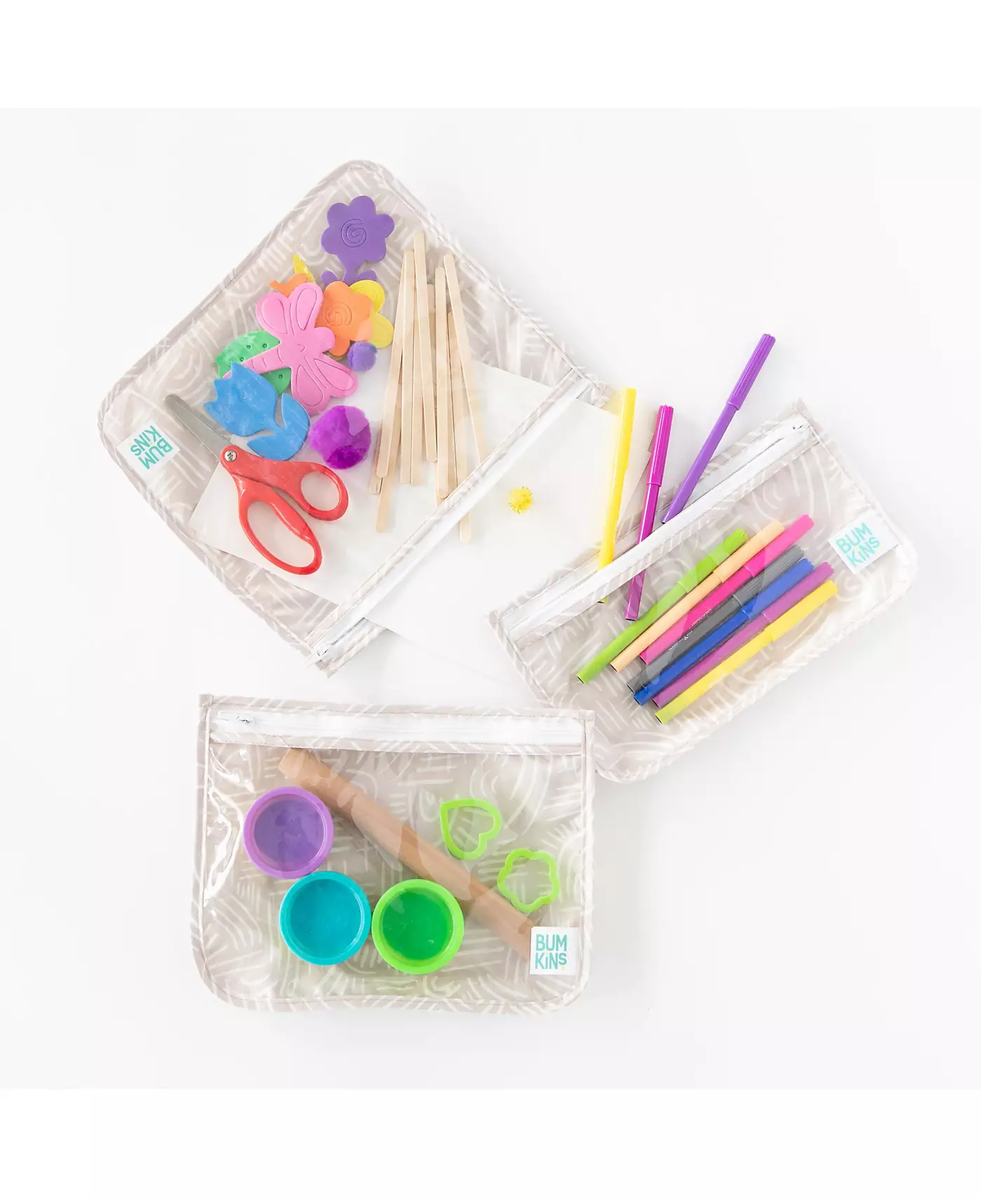 Водонепроницаемая дорожная сумка Bumkins Baby Girls Printed, упаковка из 3 шт.