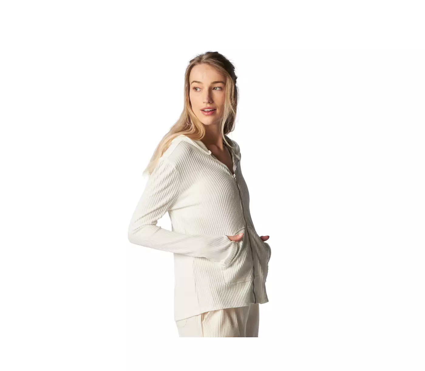 G Lifestyle Clothing Женская толстовка с капюшоном G Lifestyle Rib Zip Up