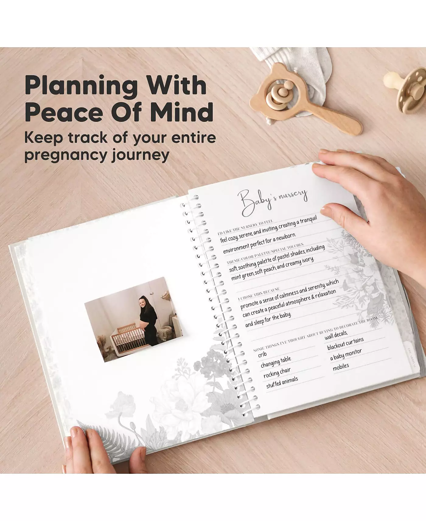 Журнал беременности KeaBabies, объявления о беременности, 80 страниц в твердом переплете для будущей мамы в подарок