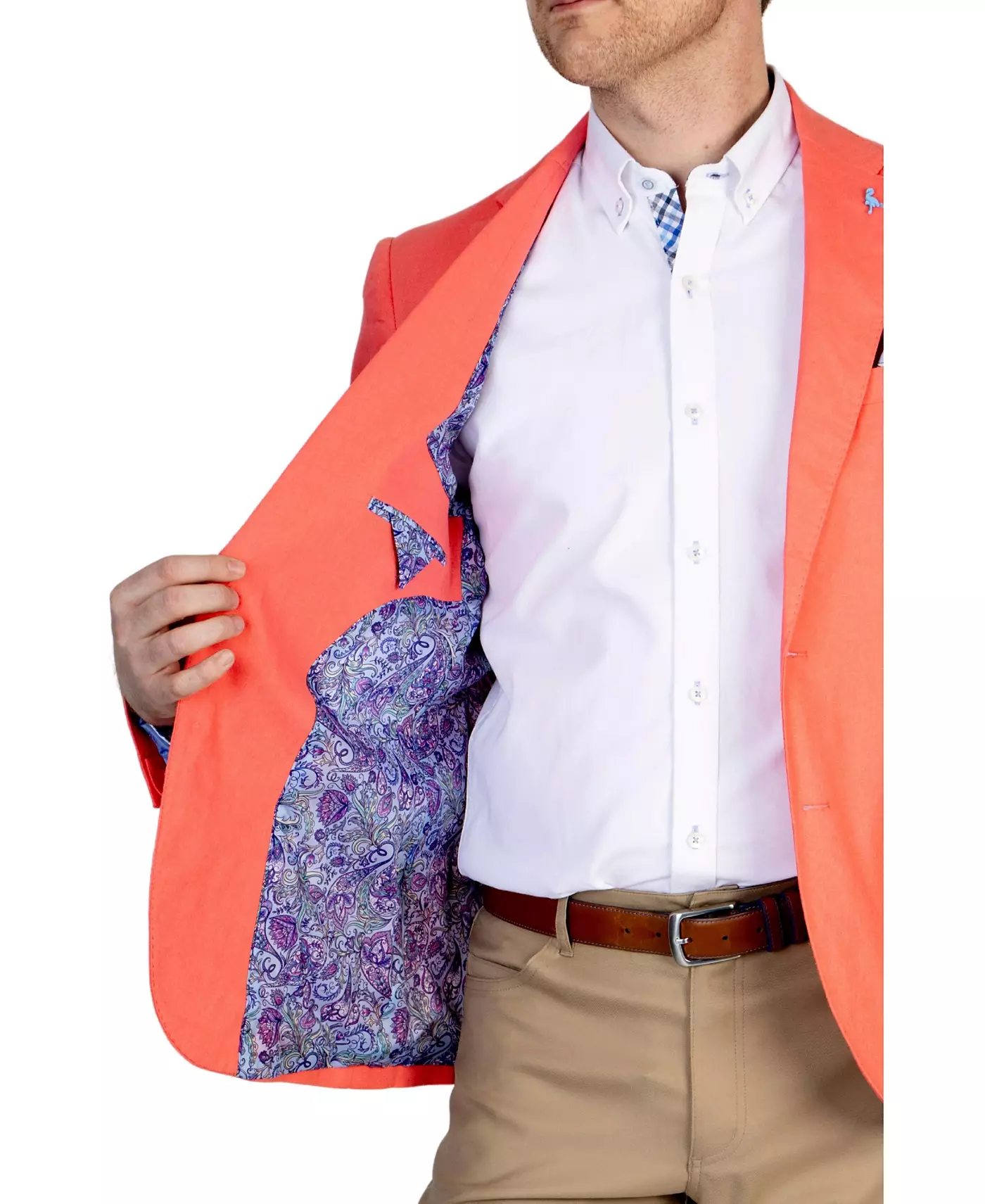 Спортивное пальто из цельного льна Tailorbyrd