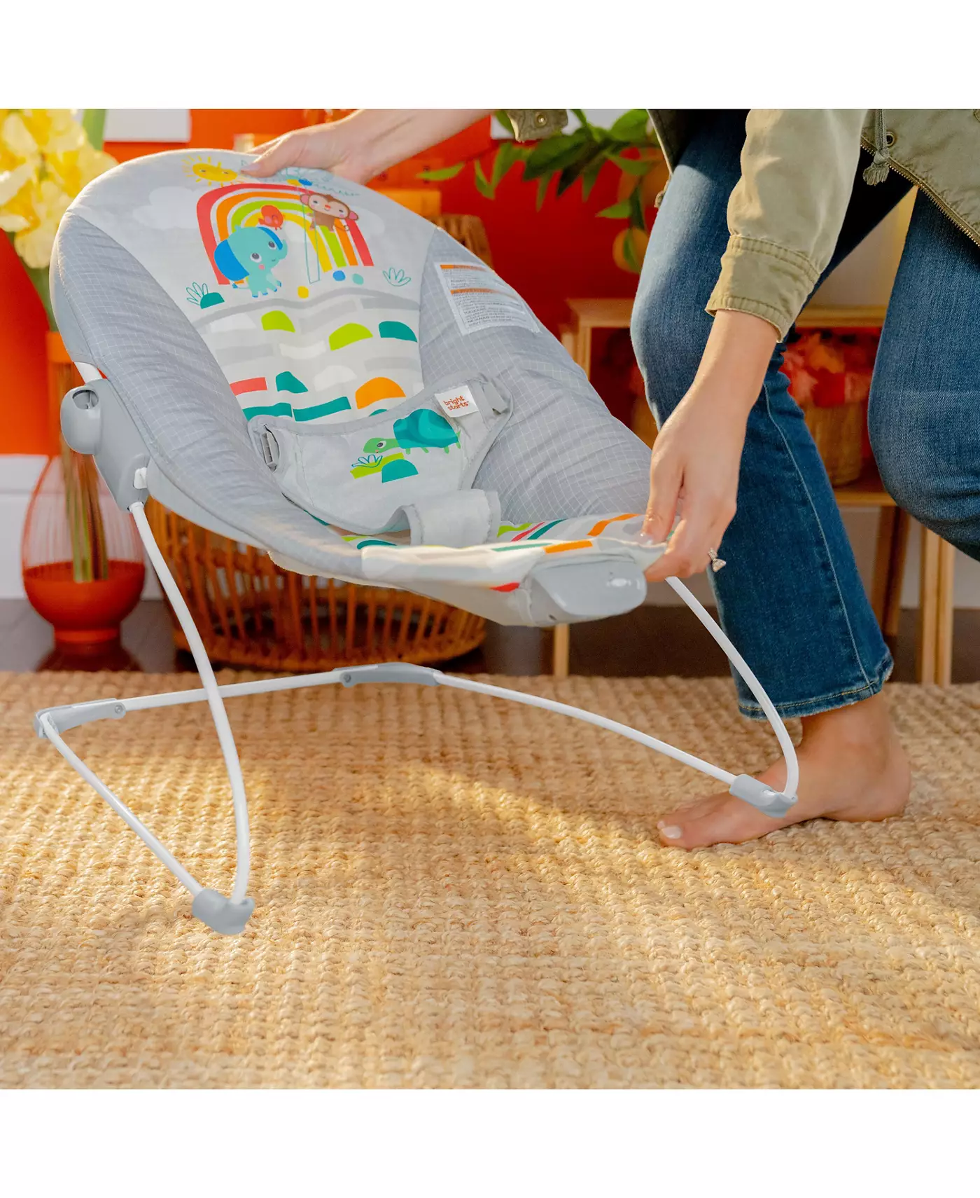 Вибрирующий шезлонг Bright Starts Playful Paradise™