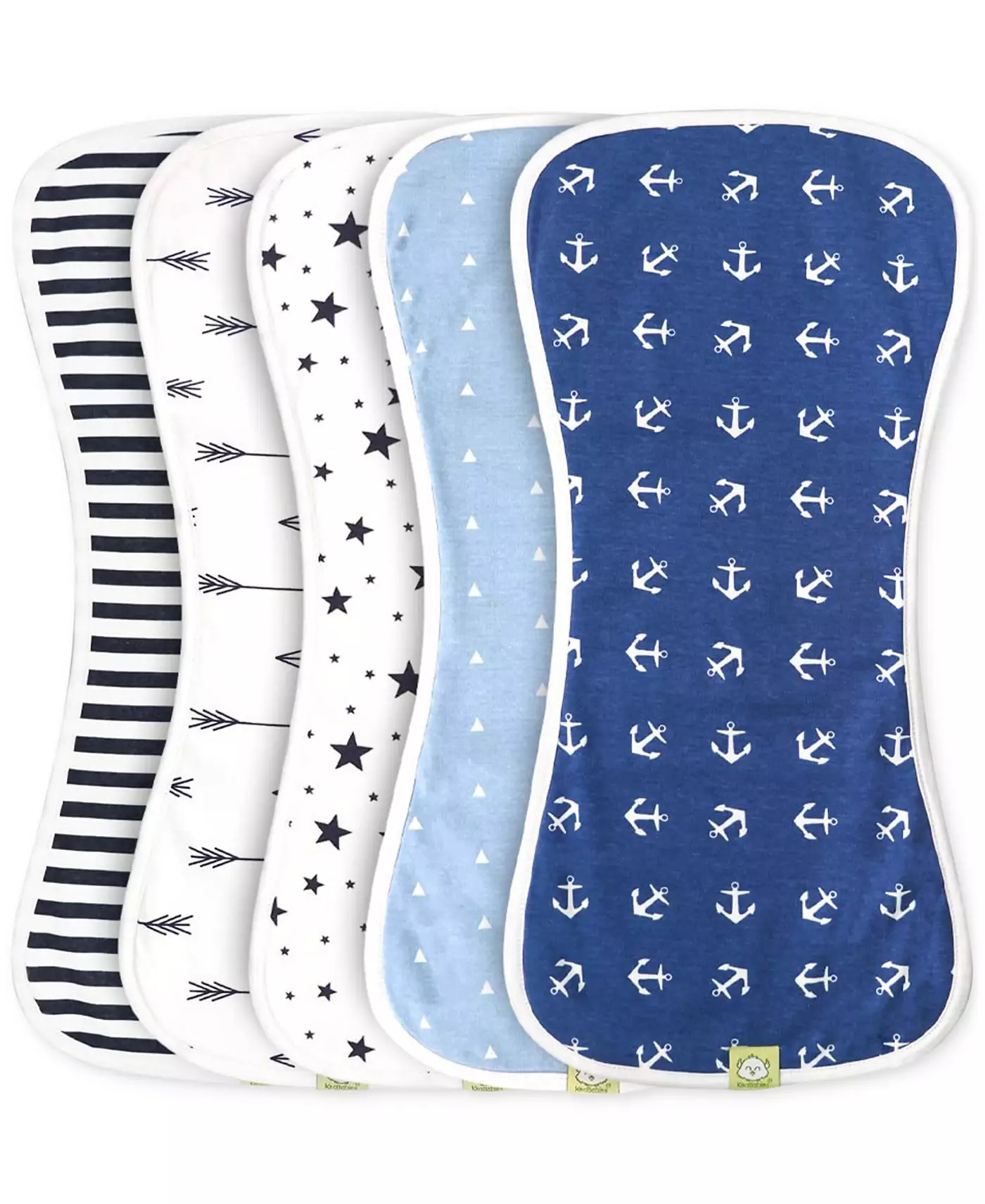 KeaBabies 5pk Urban Baby Burp Cloths, органические салфетки для срыгивания для младенцев, салфетки для срыгивания для девочек и мальчиков