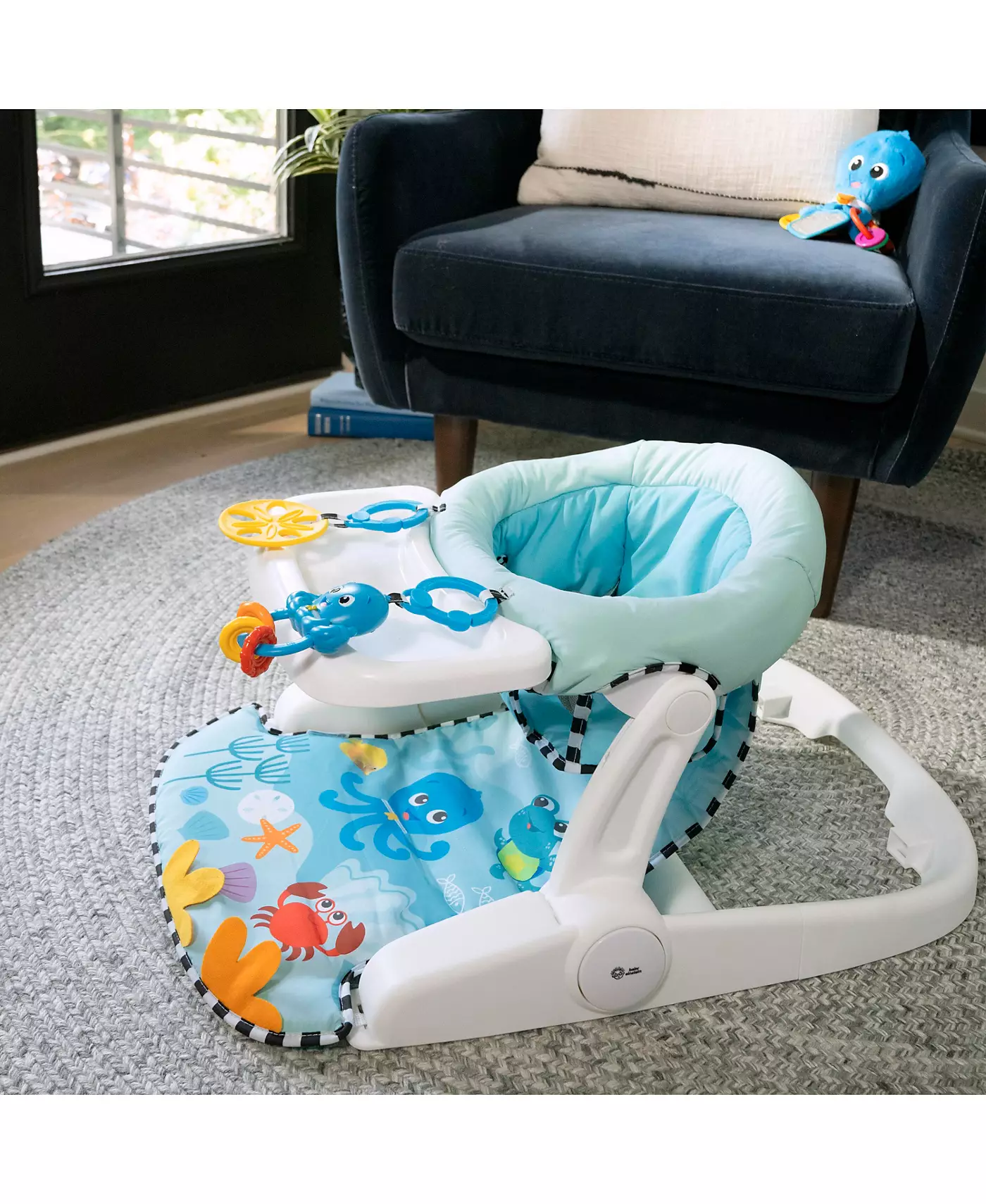Детское сиденье-качалка Baby Einstein Sea of Support™ 2-в-1