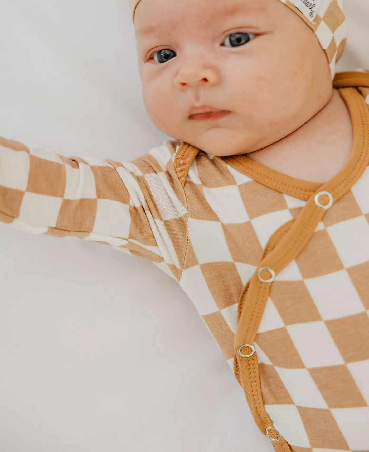 Вязаное одеяло Copper Pearl Baby Rad с принтом, шапка-узел, многоцелевой чехол и вязаное платье