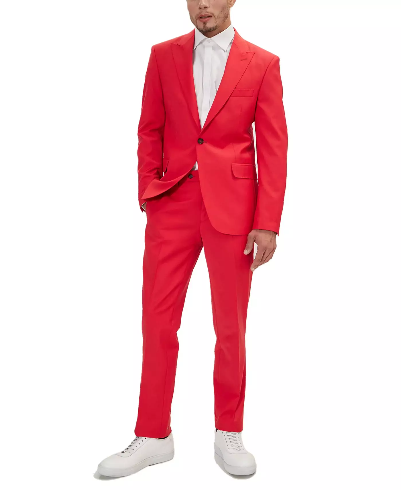 Мужской современный однобортный костюм RON TOMSON из двух предметов