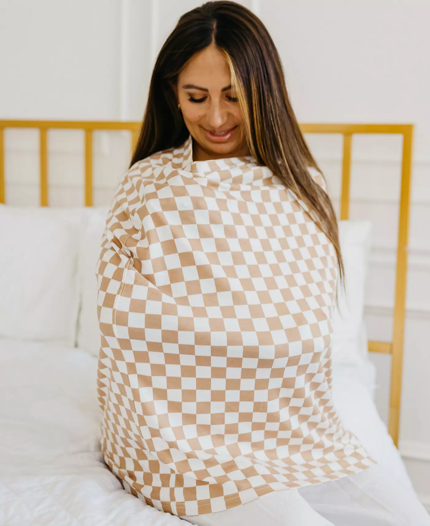 Вязаное одеяло Copper Pearl Baby Rad с принтом, шапка-узел, многоцелевой чехол и вязаное платье