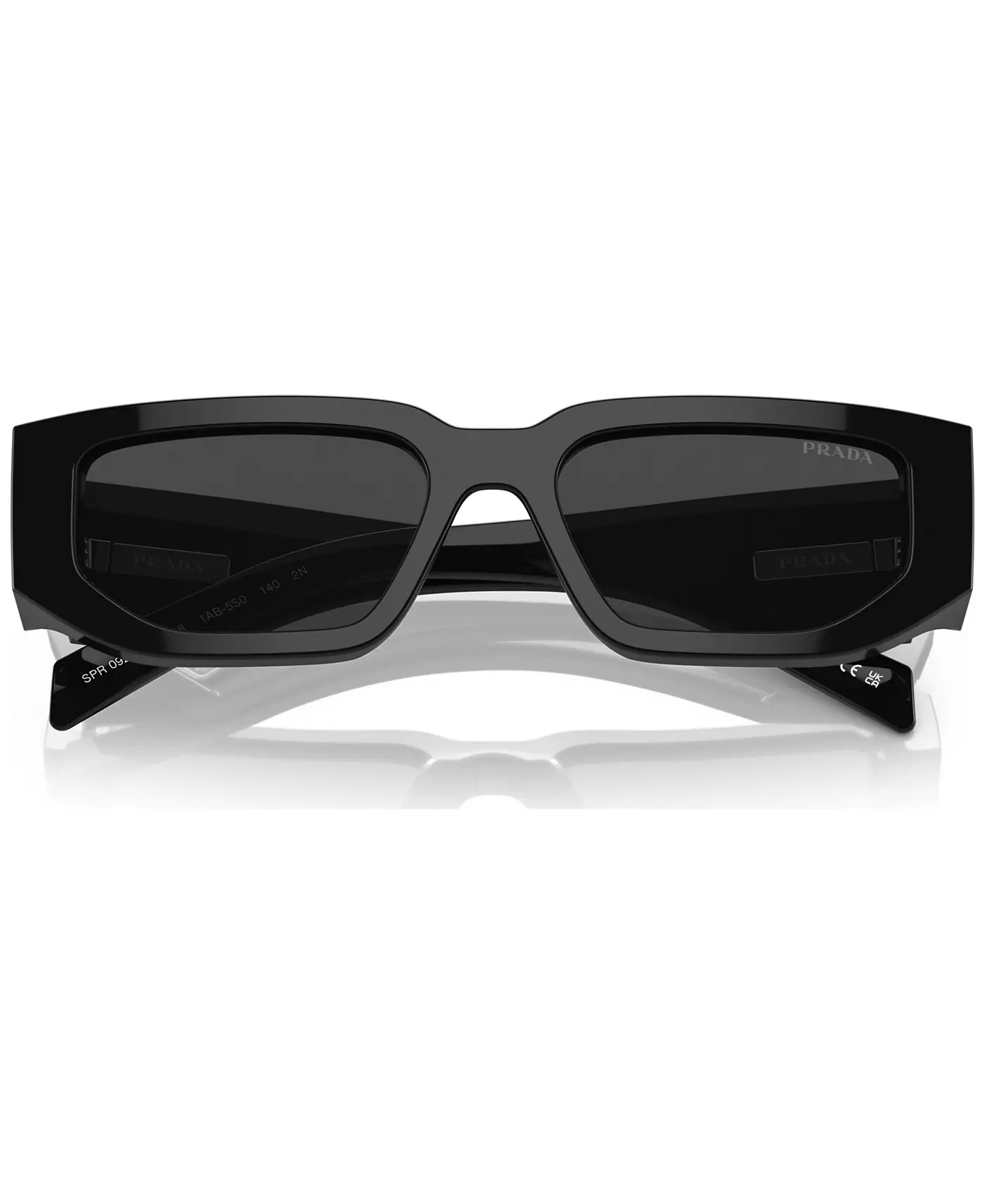 Мужские солнцезащитные очки PRADA Symbole прямоугольной формы, PR 09ZSF