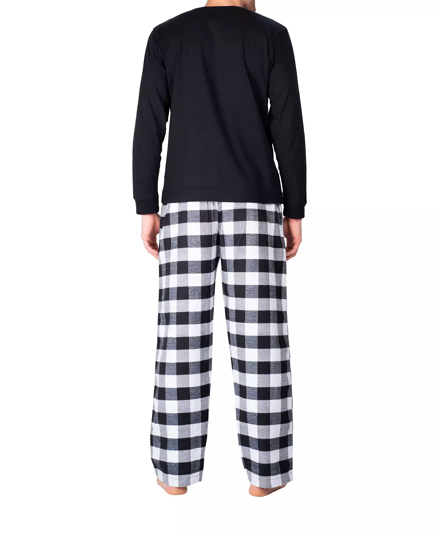 Мужской флисовый пижамный комплект SLEEPHERO с круглым вырезом