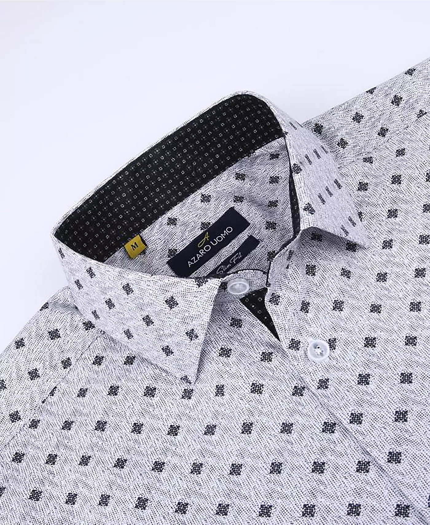 Мужская рубашка Azaro Uomo Slim Fit Business Nautical Button Down