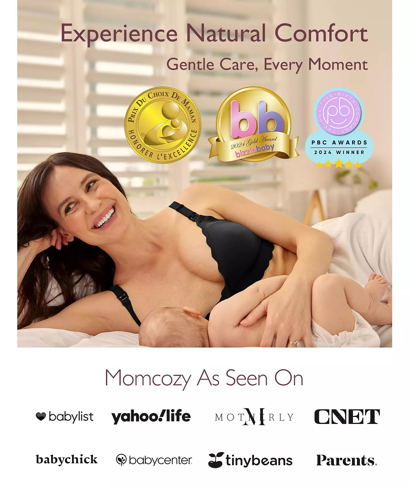 Бюстгальтер для кормления Momcozy Maternity Jelly Strip YN46