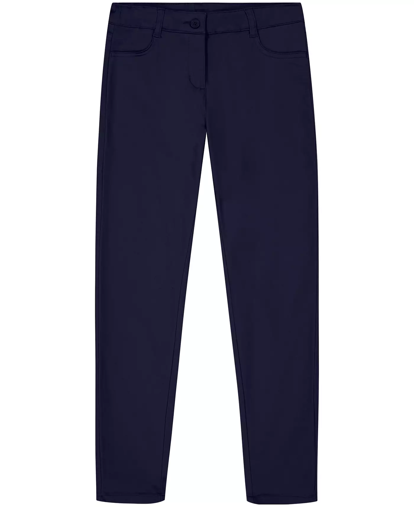 Nautica Big Girls Uniform 5 Pocket Stretch Sateen Skinny Брюки