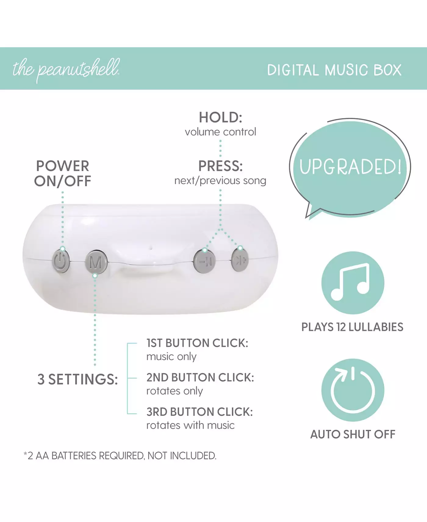 Музыкальный мобиль для детской кроватки Peanutshell Wildest Dreams Pink для девочек