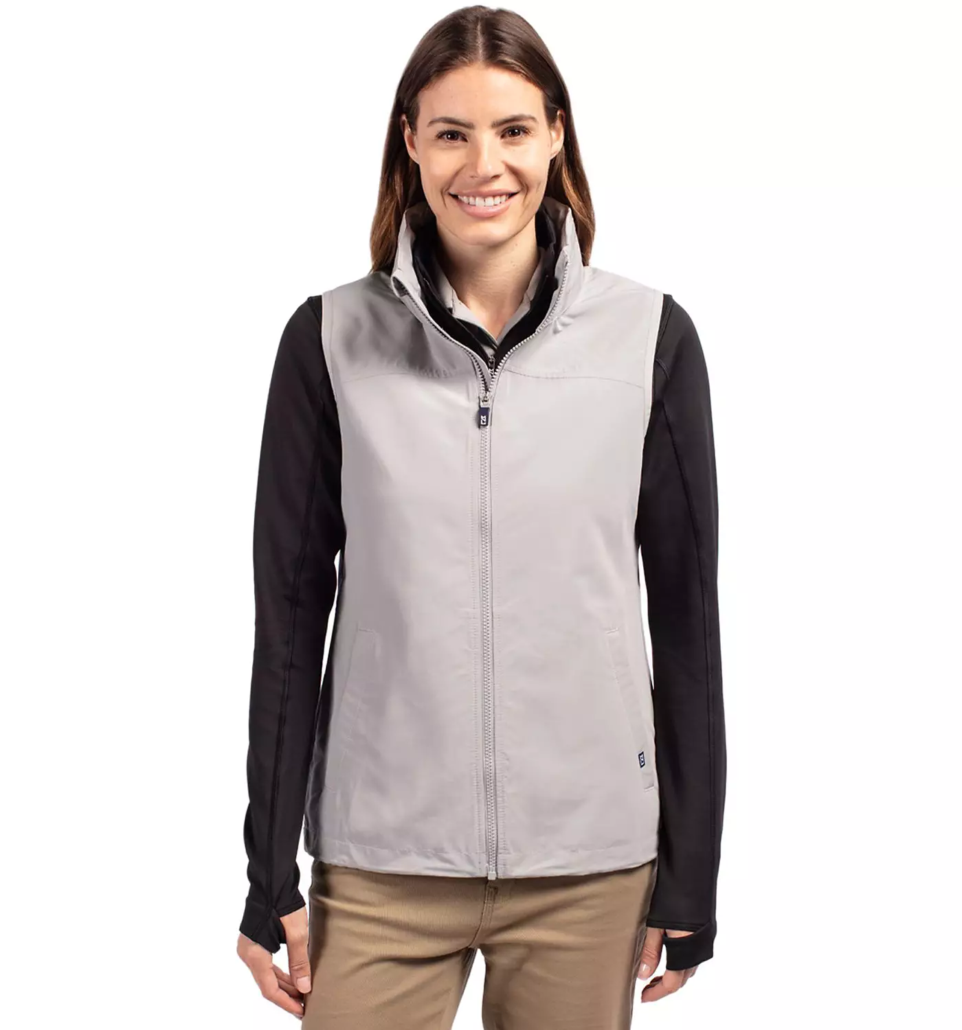 Женский жилет Charter Eco на молнии Cutter & Buck