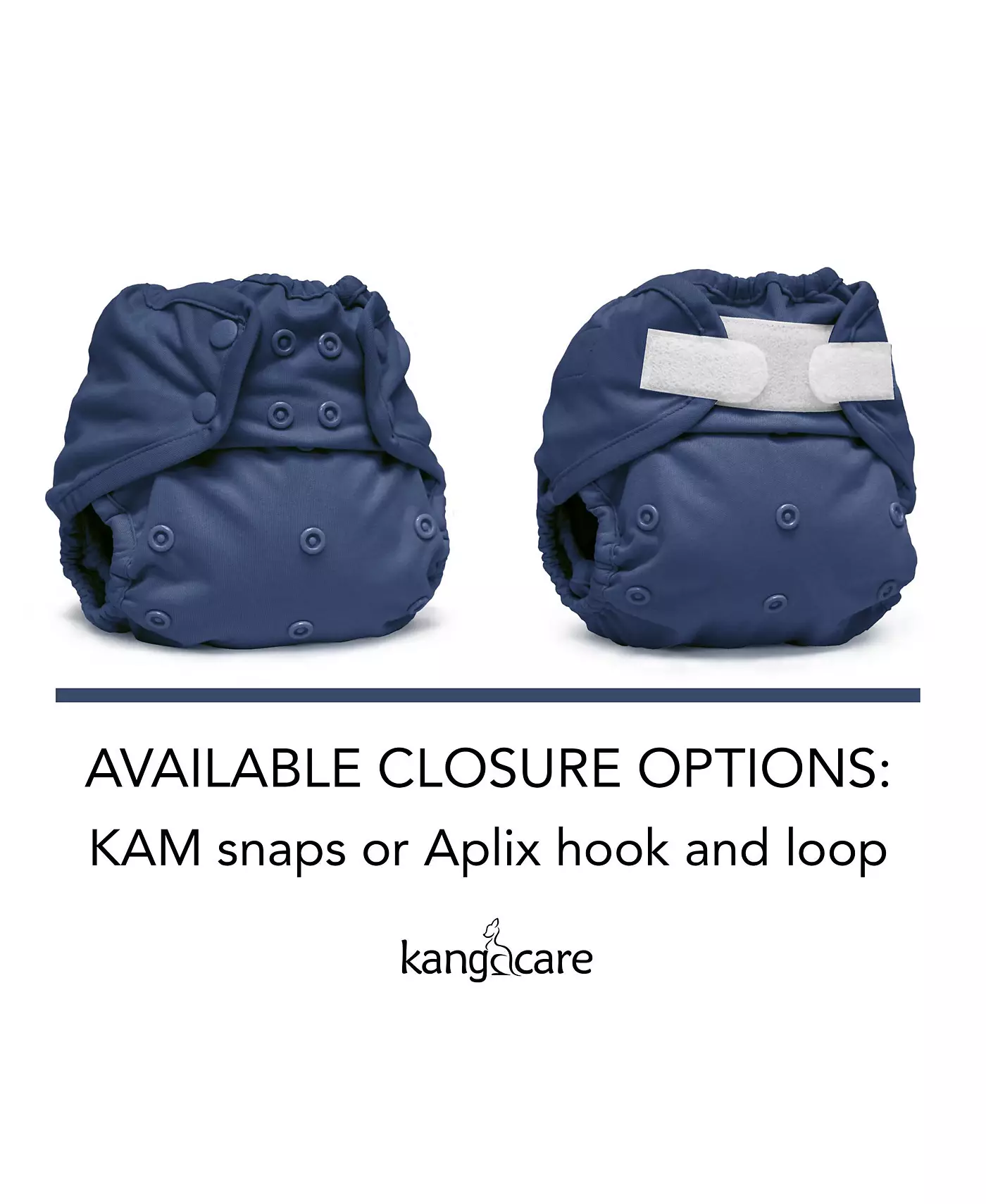 Многоразовый тканевый чехол для подгузника Kanga Care Boys Rumparooz с двойной ластовицей для ног One Button