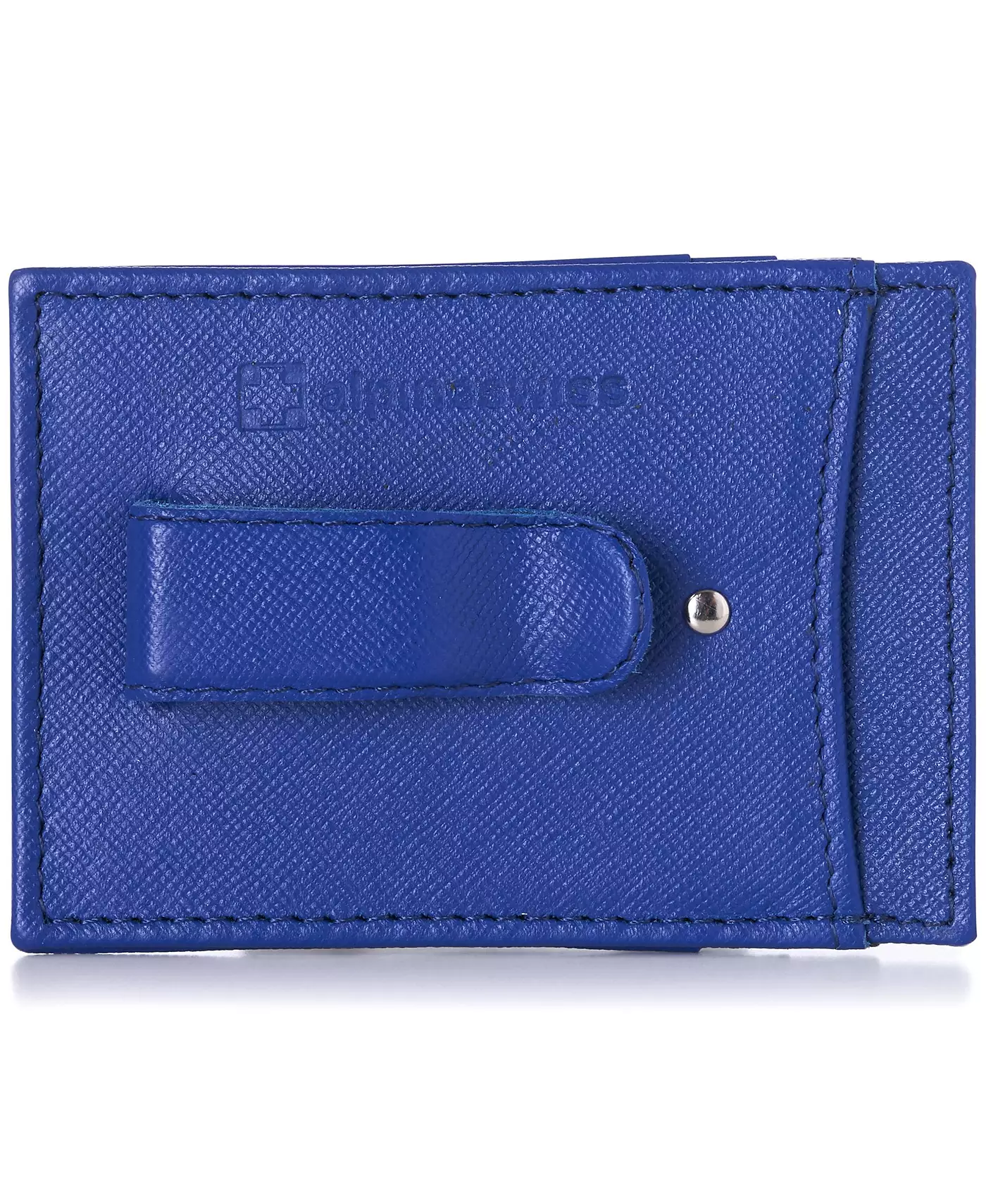 Мужской кошелек Alpine Swiss с тонким передним карманом и зажимом для денег из натуральной кожи