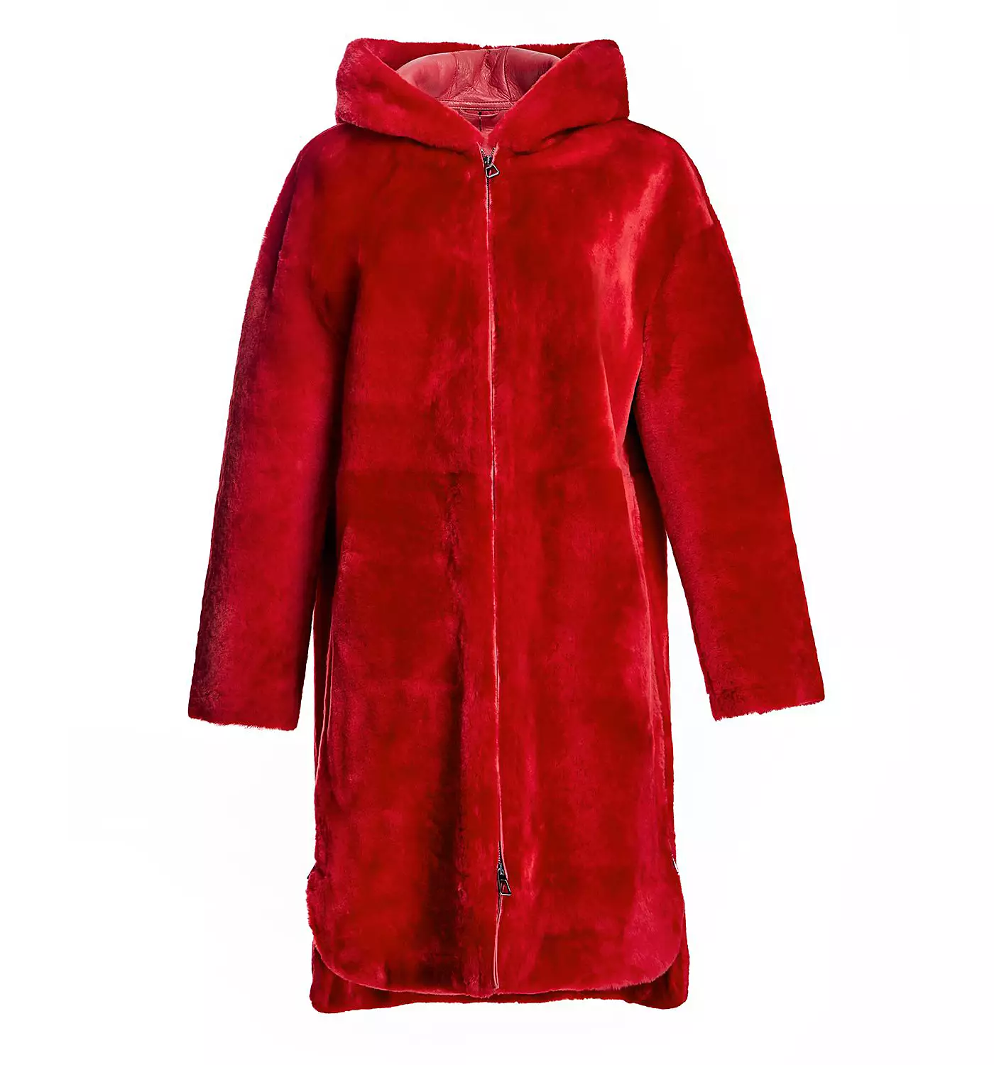 Женская парка из овчины Julia & Stella By Maximilian