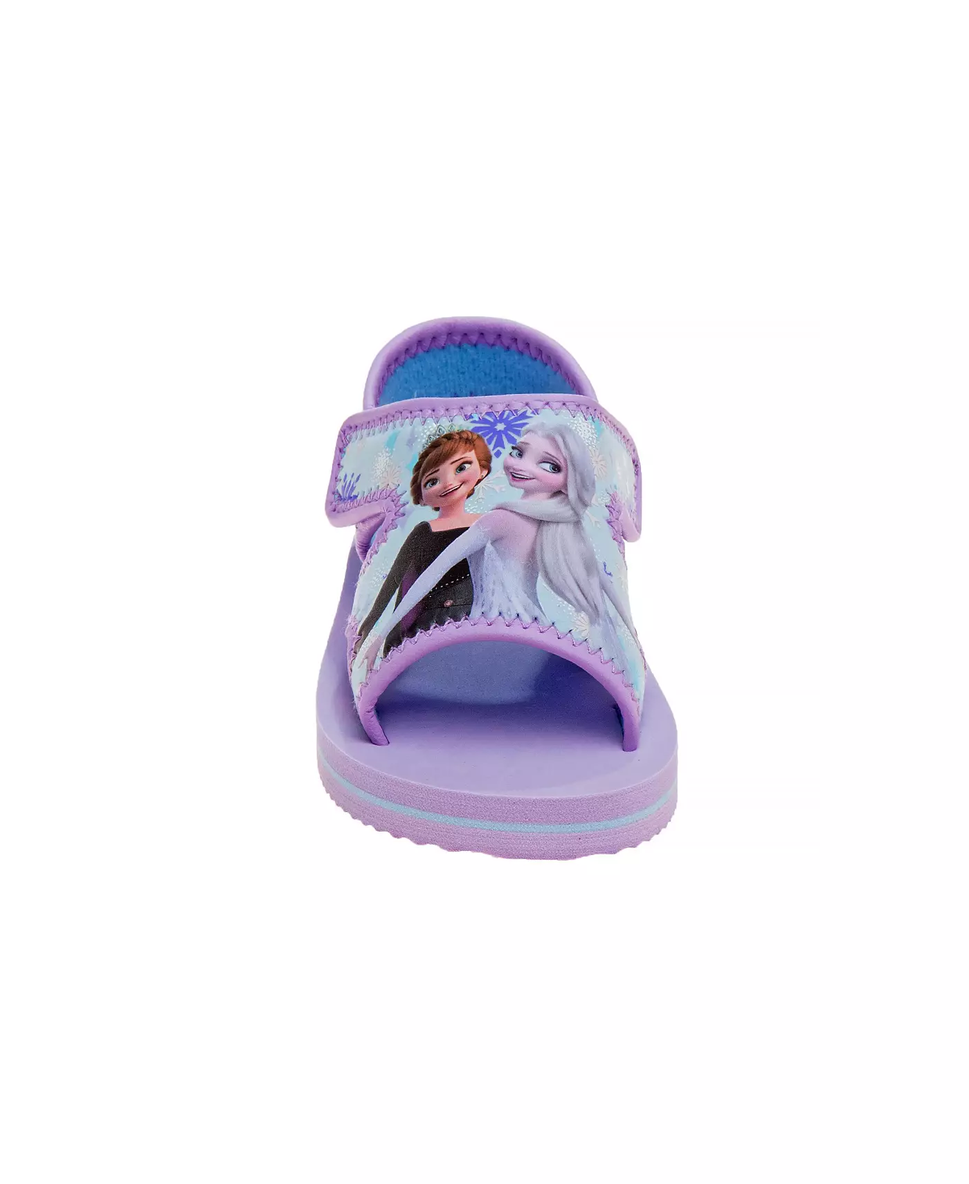 Сандалии Disney для малышей и маленьких девочек Frozen Anna and Elsa двойного размера на липучках