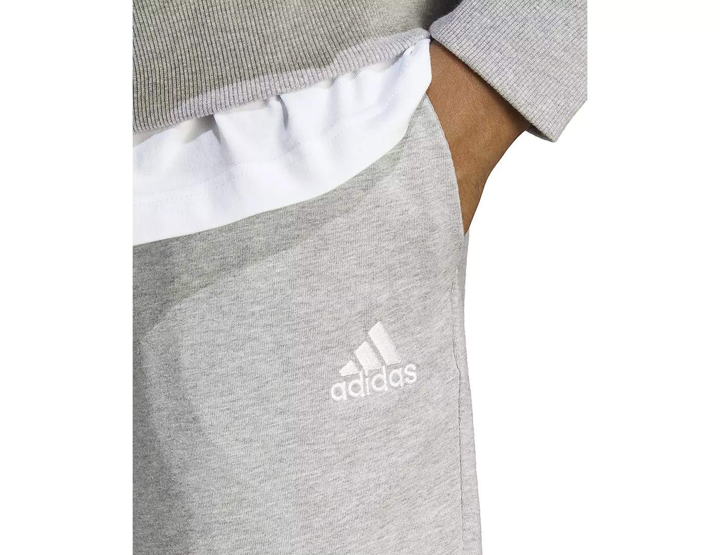 Мужские брюки-джоггеры Adidas Essentials Performance Single Jersey Tapered Open Hem