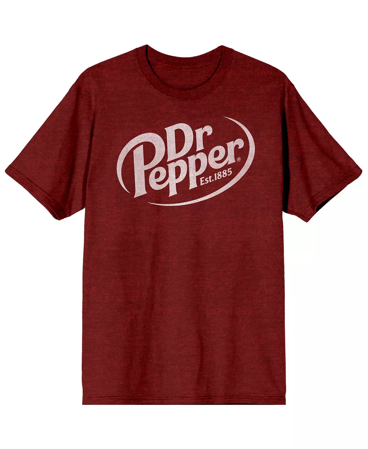 Футболка Dr. Pepper Big & Tall Est. 1885 Maroon Logo Black Graphic Tee-4XL