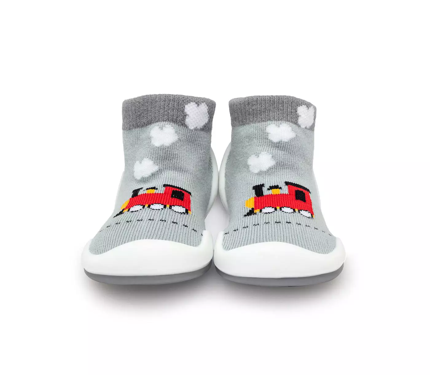 Komuello Младенцы Мальчики Дышащие Моющиеся Нескользящие Носки Обувь Поезд