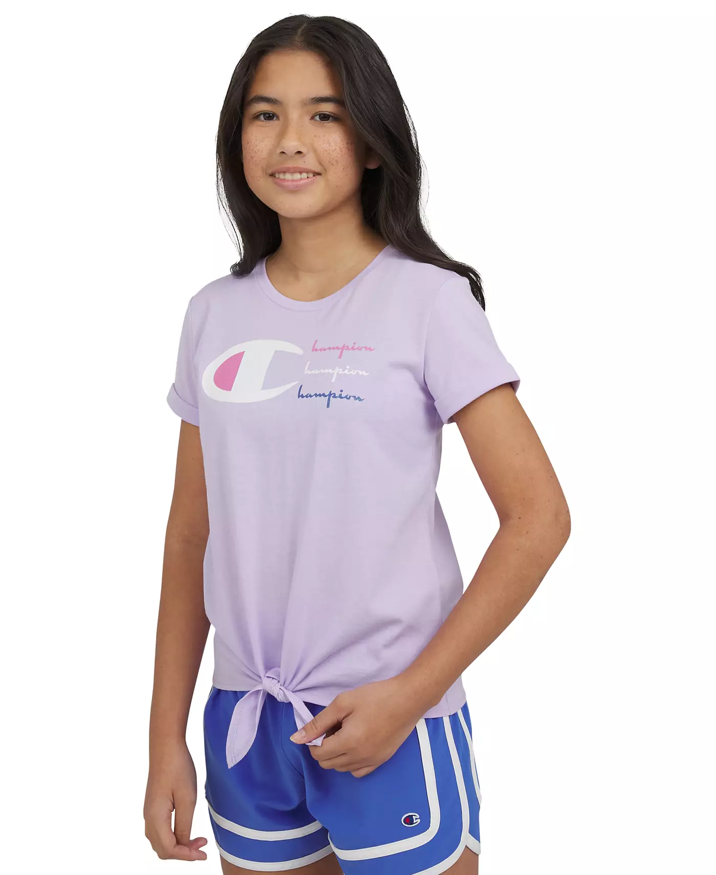 Футболка Champion Big Girls с завязкой спереди