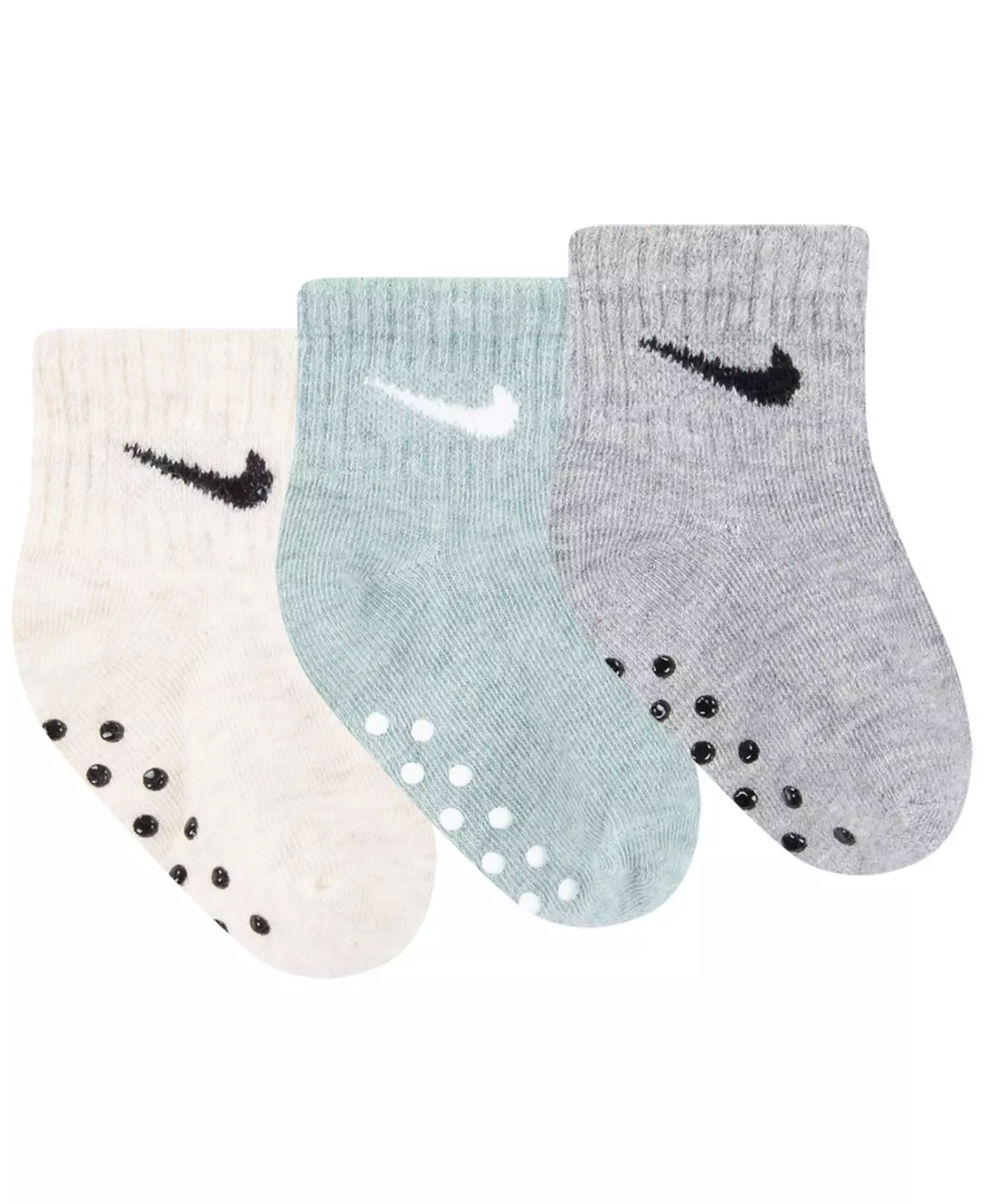 Носки Nike для мальчиков и девочек Core Ankle Gripper, упаковка из 3 шт.