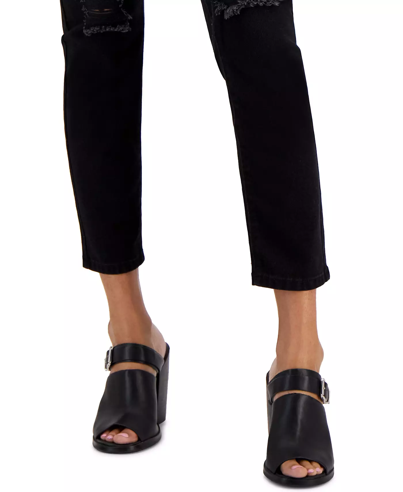 Джинсы-скинни с высокой посадкой и эффектом потертости Gogo Jeans Juniors