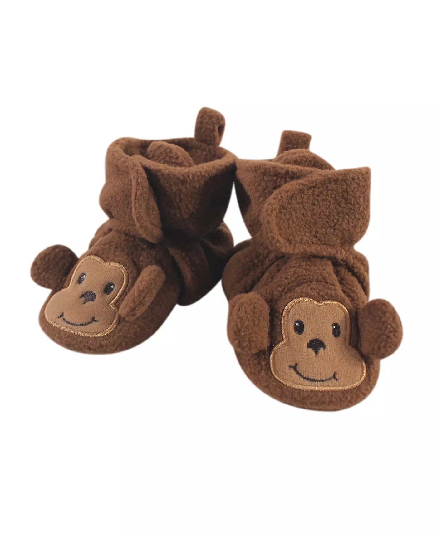 Hudson Baby Детские пинетки Hudson Cozy Fleece для мальчиков, Monkey, 12-18 месяцев