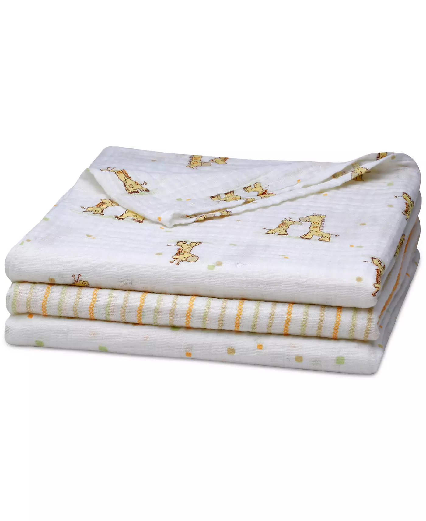 Little Me Baby 3-Pc. Муслиновый комплект одеял с жирафом