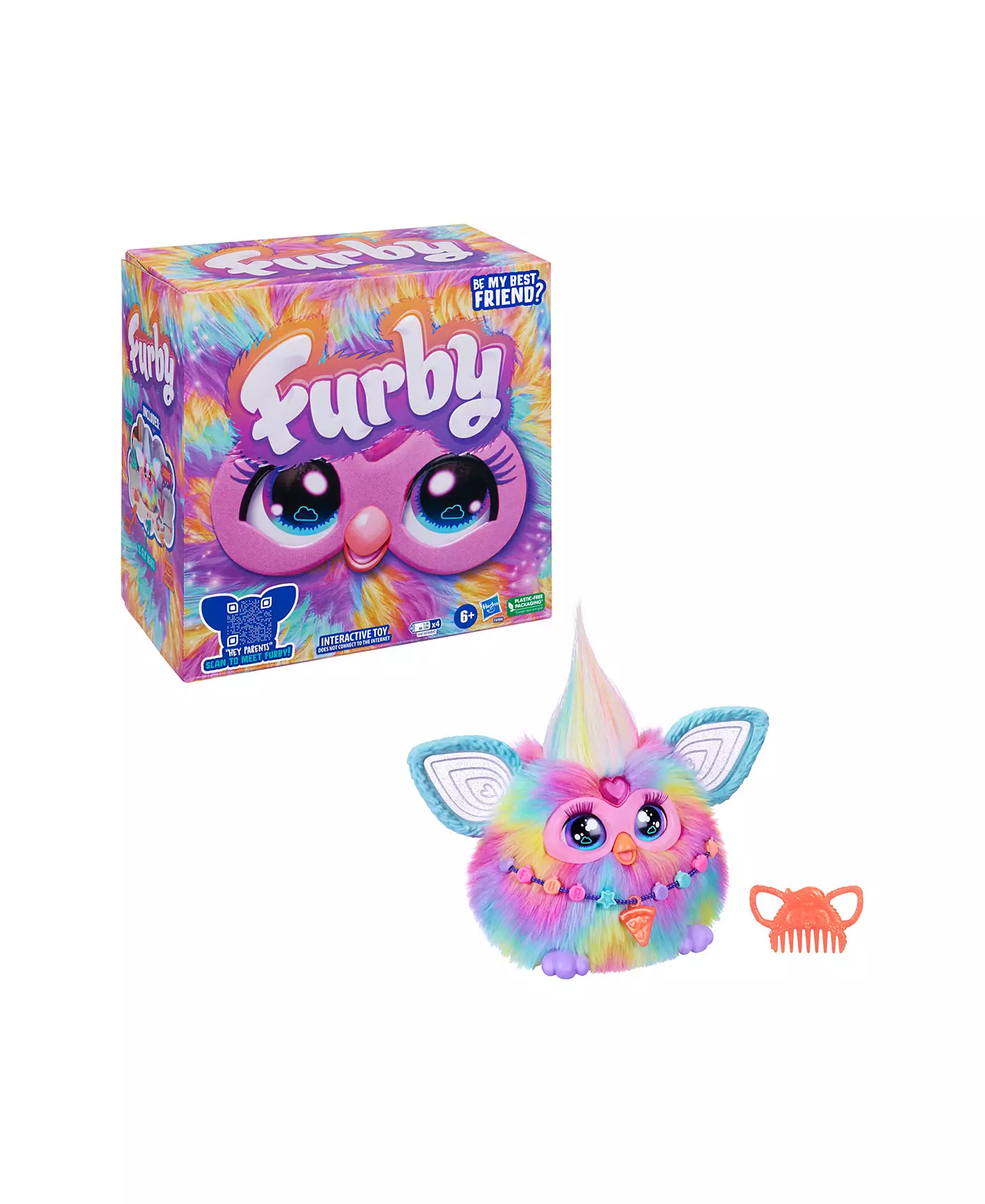Furby Tie Dye интерактивная мягкая игрушка
