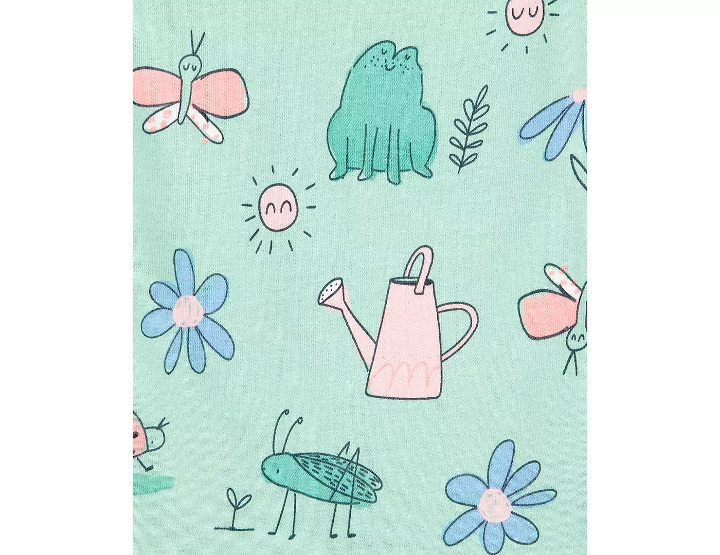 Пижама Carter's для девочек-малышей с кроликом из хлопка, комплект из 4 предметов