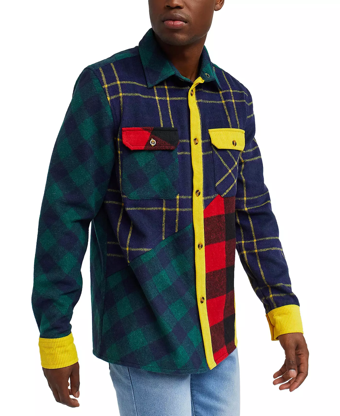 Мужская рубашка с длинными рукавами Reason Panel Overshirt