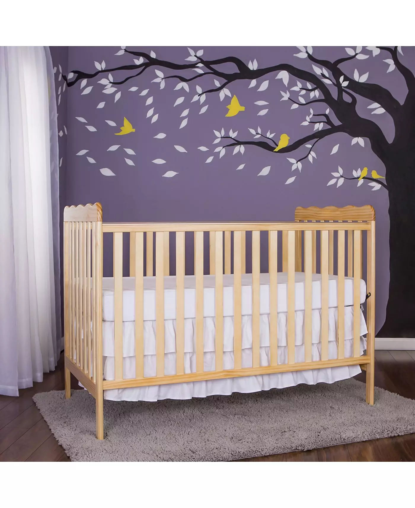 Детская кроватка-трансформер Dream On Me Baby Carson Classic 3 в 1, черная