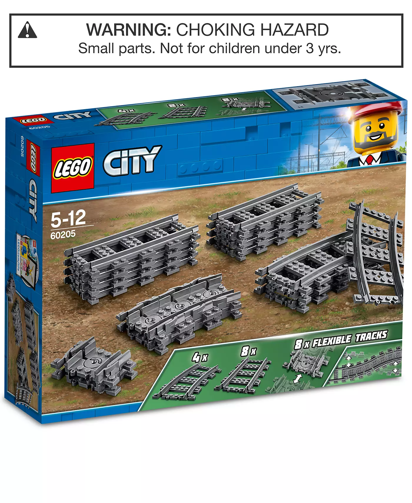LEGO® City 60205 Треки игрушечный конструктор