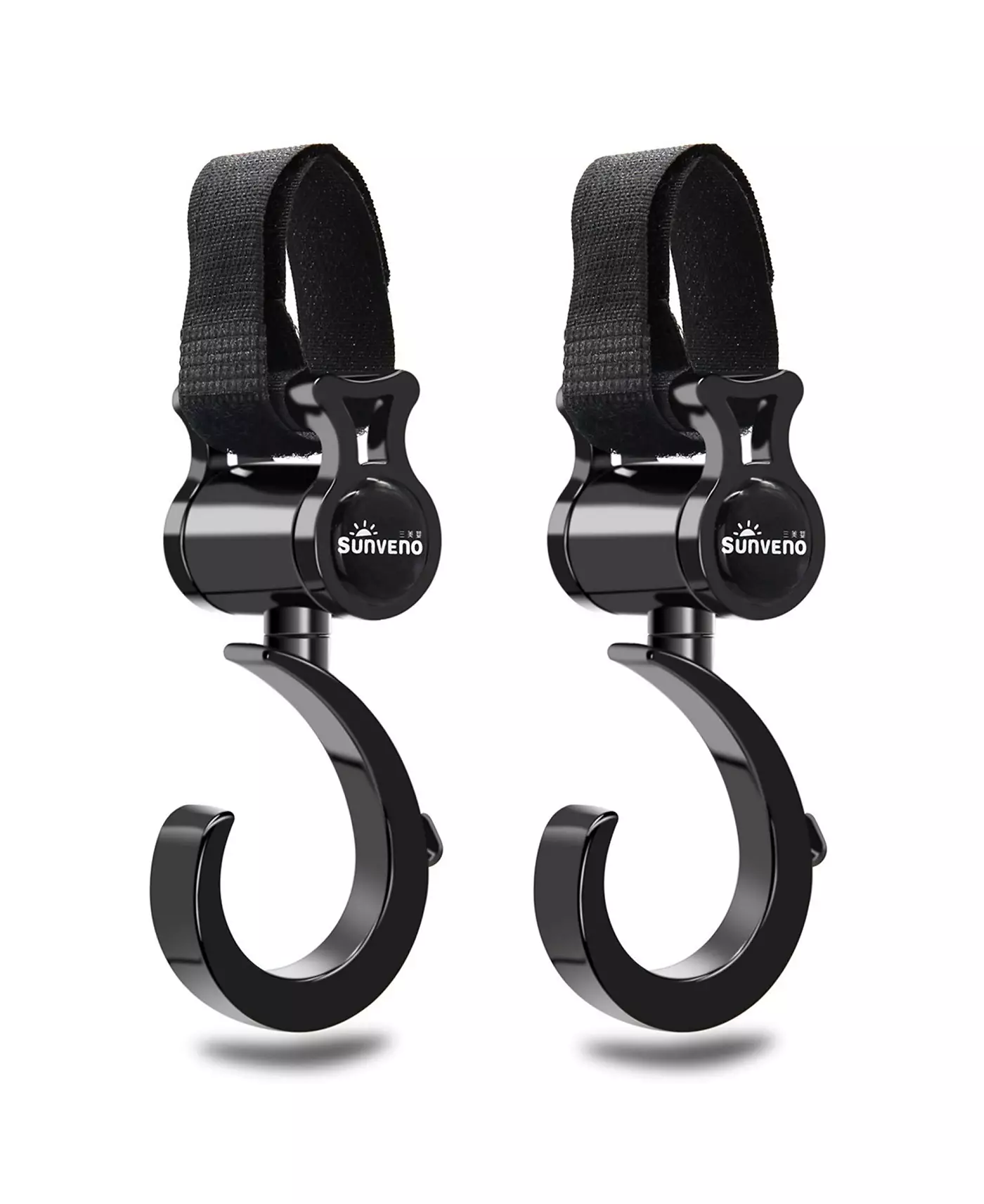 Крючки для детских колясок Sunveno с липучками, набор из 2 шт.