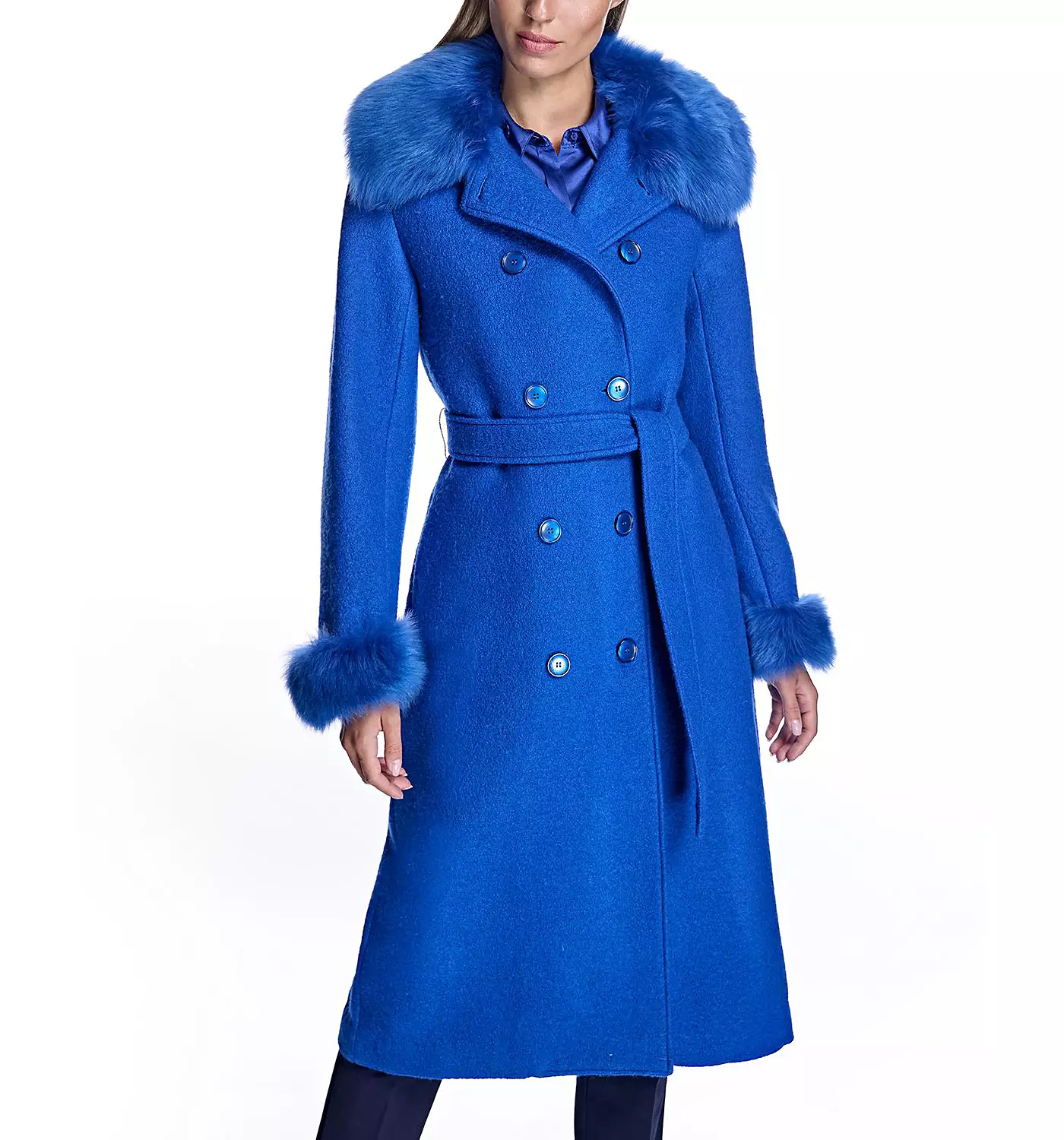 Julia & Stella By Maximilian женское двубортное пальто-халат