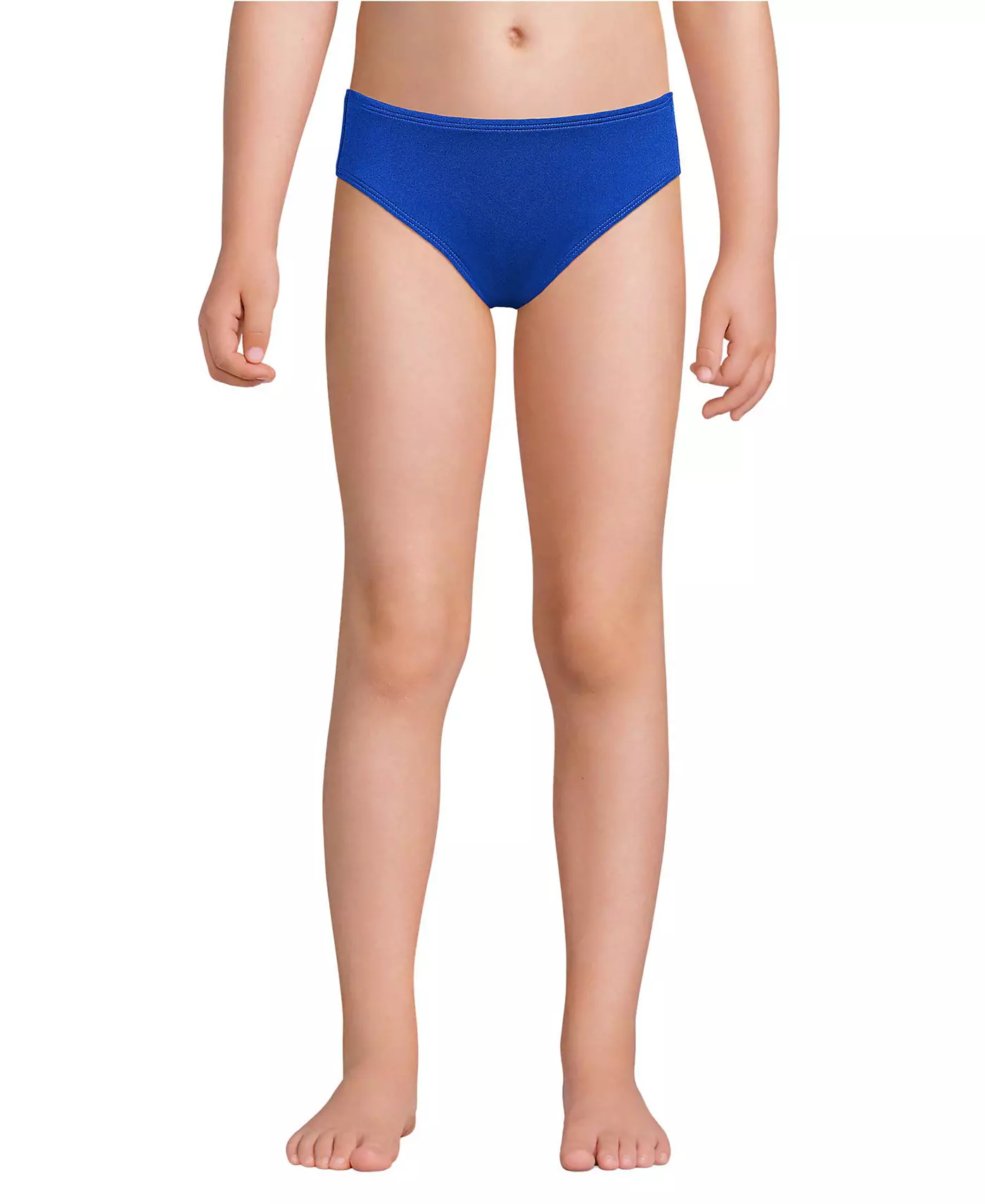 Lands' End Child Girls Plus size Chloril Resistance Bikini Swimsuit Bottoms